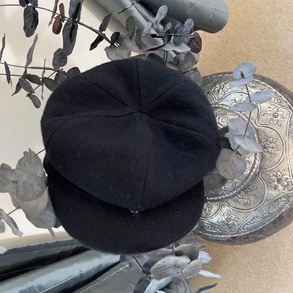 Polo Ralph Lauren Men Black Wool Flat Cap - Picture 2 of 12